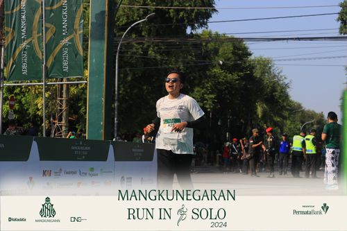 Race photo from Mangkunegaran Run 2024