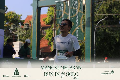 Race photo from Mangkunegaran Run 2024