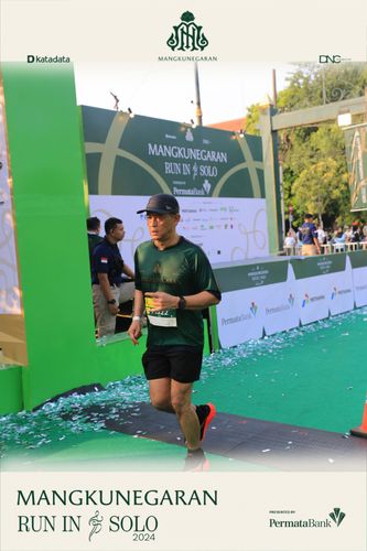 Race photo from Mangkunegaran Run 2024
