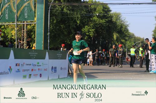 Race photo from Mangkunegaran Run 2024