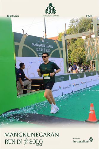 Race photo from Mangkunegaran Run 2024