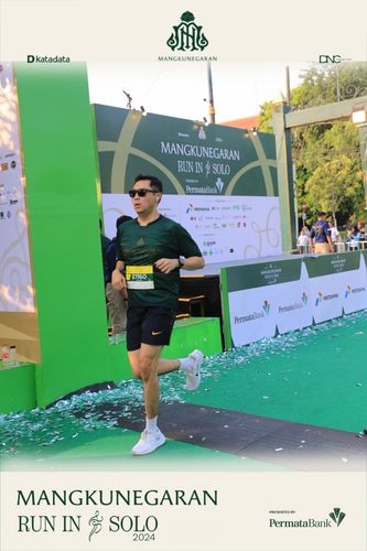 Race photo from Mangkunegaran Run 2024