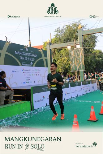 Race photo from Mangkunegaran Run 2024