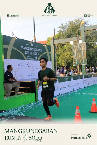 Race photo from Mangkunegaran Run 2024