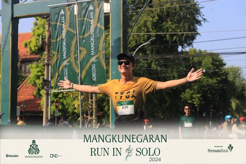 Race photo from Mangkunegaran Run 2024