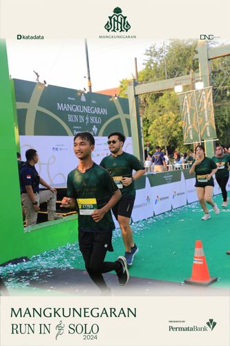 Race photo from Mangkunegaran Run 2024