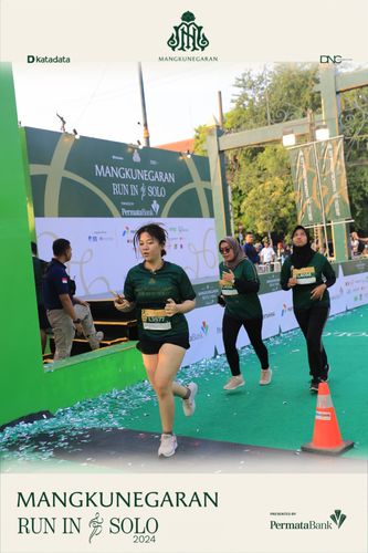 Race photo from Mangkunegaran Run 2024
