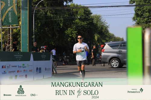 Race photo from Mangkunegaran Run 2024