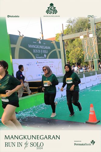Race photo from Mangkunegaran Run 2024