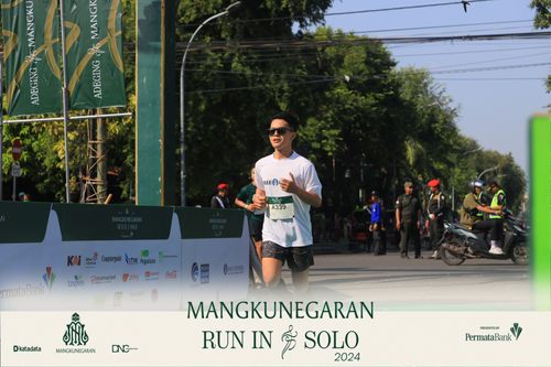 Race photo from Mangkunegaran Run 2024