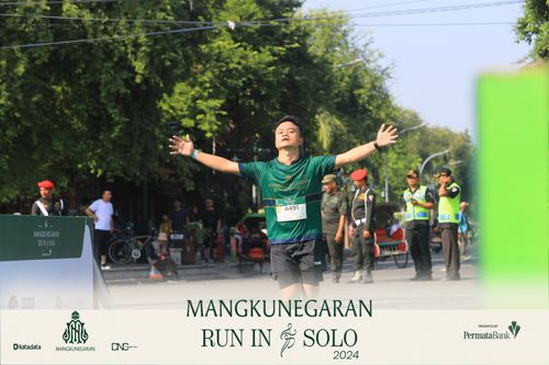 Race photo from Mangkunegaran Run 2024