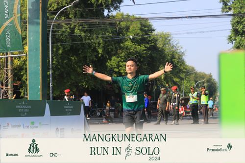 Race photo from Mangkunegaran Run 2024