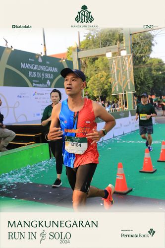 Race photo from Mangkunegaran Run 2024