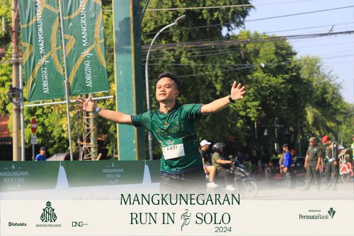 Race photo from Mangkunegaran Run 2024