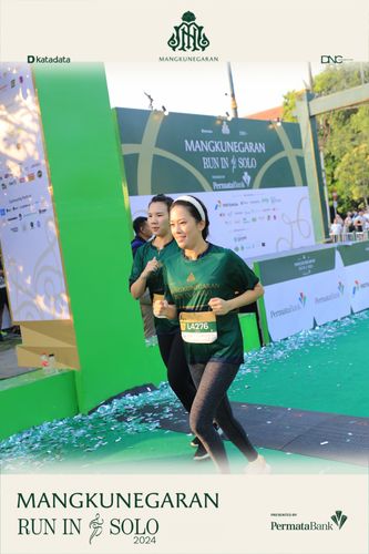 Race photo from Mangkunegaran Run 2024