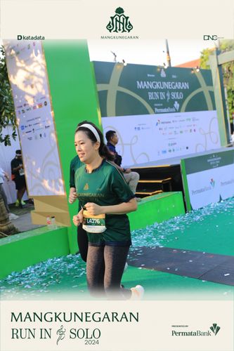 Race photo from Mangkunegaran Run 2024