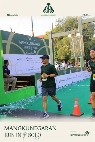 Race photo from Mangkunegaran Run 2024