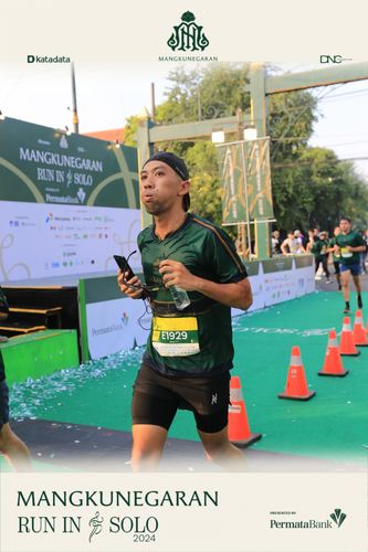 Race photo from Mangkunegaran Run 2024