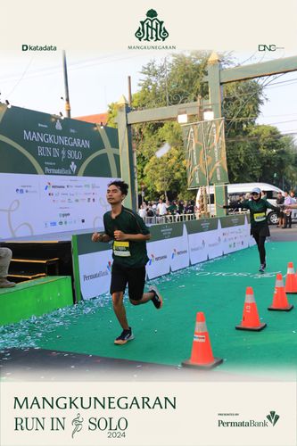 Race photo from Mangkunegaran Run 2024