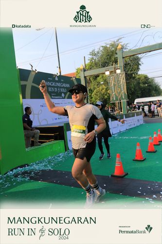 Race photo from Mangkunegaran Run 2024