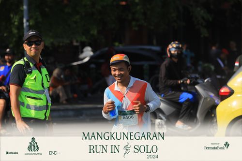 Race photo from Mangkunegaran Run 2024