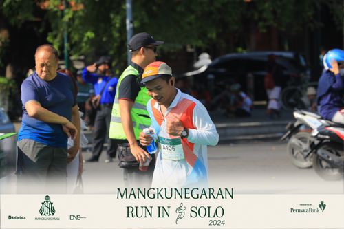 Race photo from Mangkunegaran Run 2024