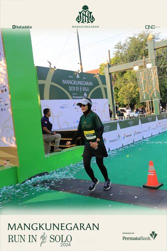 Race photo from Mangkunegaran Run 2024