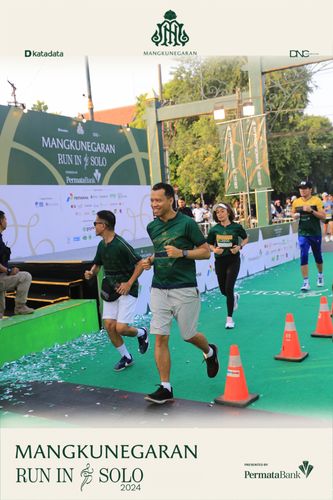 Race photo from Mangkunegaran Run 2024