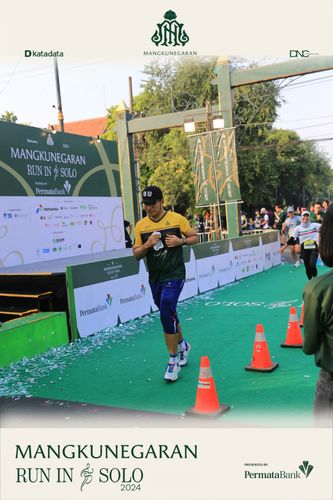 Race photo from Mangkunegaran Run 2024