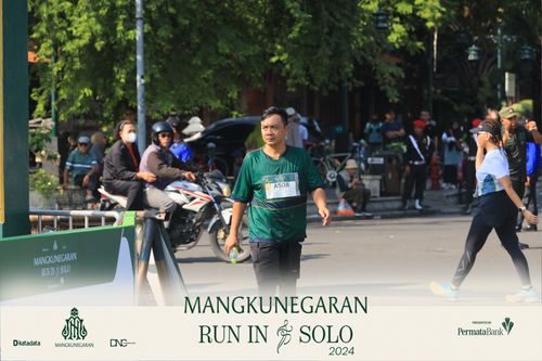 Race photo from Mangkunegaran Run 2024