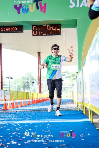 Race photo from BAF LIONS RUN 2024