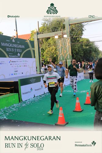 Race photo from Mangkunegaran Run 2024