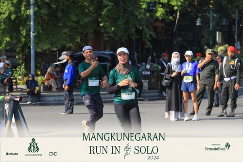 Race photo from Mangkunegaran Run 2024