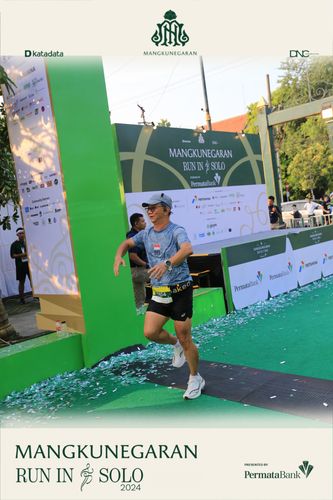 Race photo from Mangkunegaran Run 2024