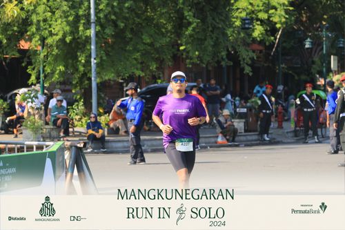Race photo from Mangkunegaran Run 2024