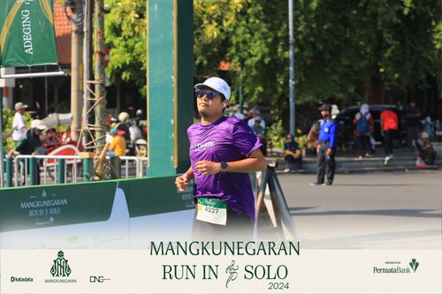 Race photo from Mangkunegaran Run 2024