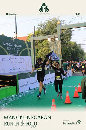Race photo from Mangkunegaran Run 2024