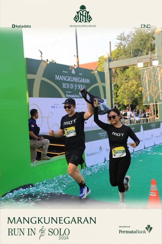 Race photo from Mangkunegaran Run 2024