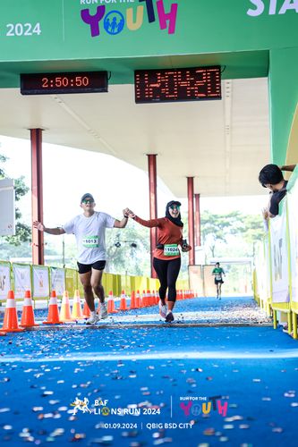 Race photo from BAF LIONS RUN 2024
