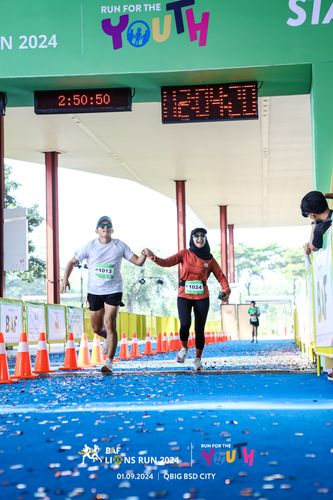 Race photo from BAF LIONS RUN 2024