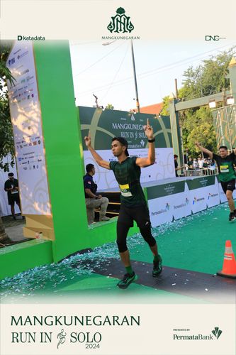 Race photo from Mangkunegaran Run 2024