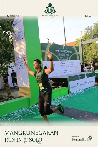 Race photo from Mangkunegaran Run 2024