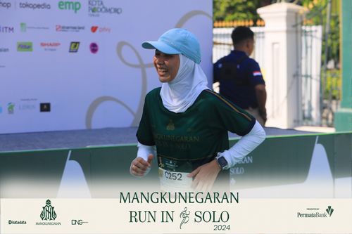 Race photo from Mangkunegaran Run 2024