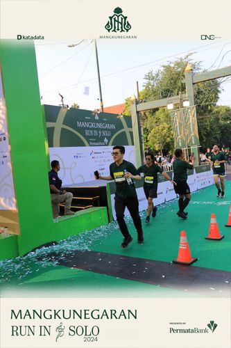 Race photo from Mangkunegaran Run 2024