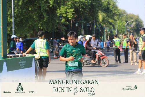 Race photo from Mangkunegaran Run 2024
