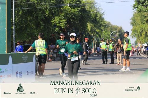Race photo from Mangkunegaran Run 2024