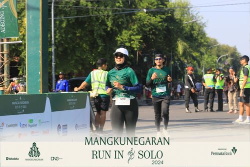 Race photo from Mangkunegaran Run 2024