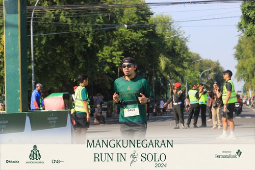 Race photo from Mangkunegaran Run 2024