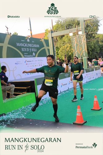 Race photo from Mangkunegaran Run 2024