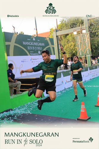 Race photo from Mangkunegaran Run 2024